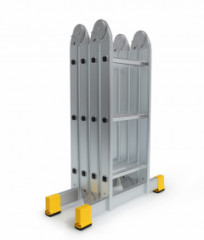 Hliníkový Rebrík štvordielny kĺbový 4410 PROFI PLUS